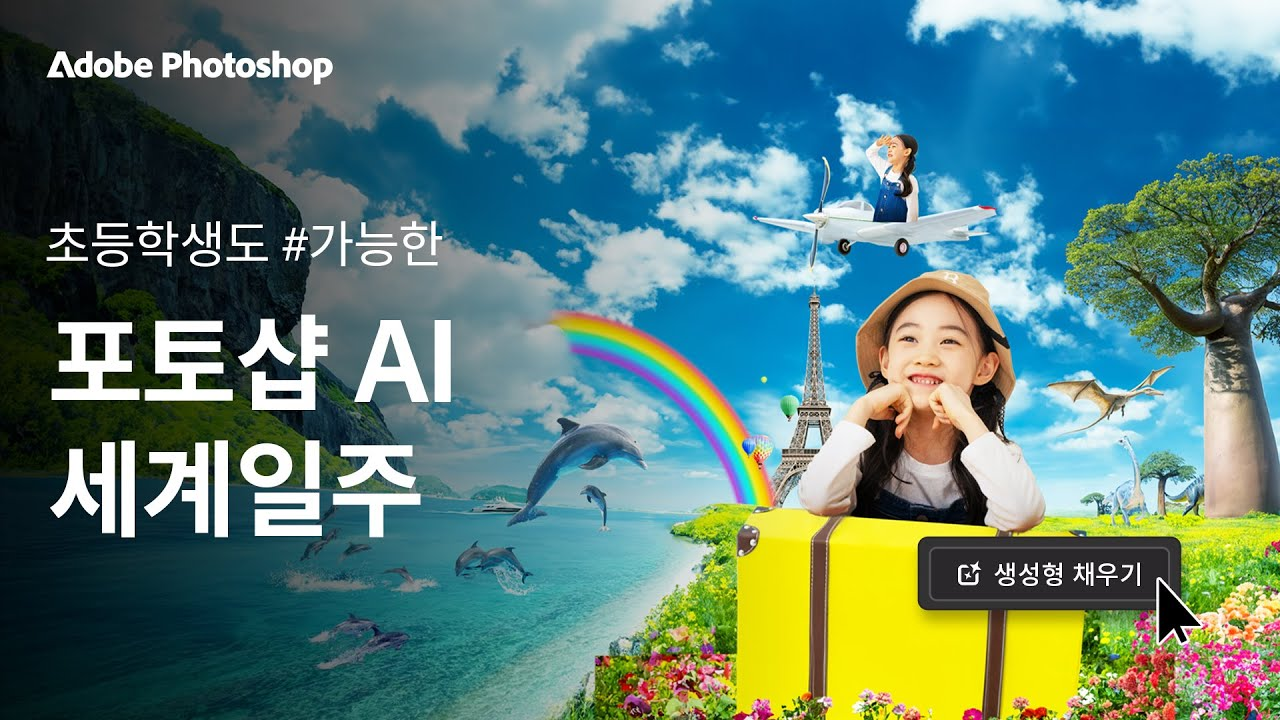 어도비 뉴스레터 광고 사례 - 마케터 타겟 AI 크리에이티브 콘텐츠